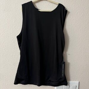 Tahari Black Muscle Tee